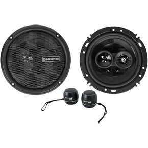 Memphis Pair Audio PRX603 6.5" 100w 3-Way Car Speakers+Bluetooth Speakers