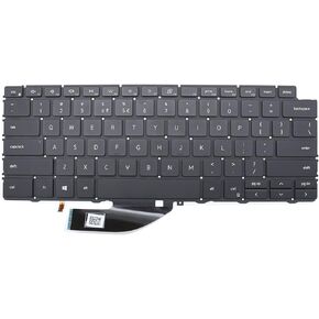 New Keyboard Compatible with XPS 7390 2 in 1 Backlit Without Frame US 4J7RW2