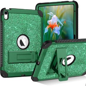 BENTOBEN for iPad 10th Generation Case, iPad 10.9 Case 2022 with Kickstand Glitter Sparkly 3 Layers Rugged Shockproof Protective Tablet Cover Case for iPad 10.9 Inch 2022 Release, Rose Gold