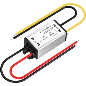 UHPPOTE Step Down DC Converter Voltage Reducer Regulator DC15-50V to DC12V 3A