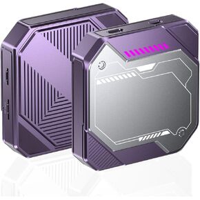 Magic Carplay Box AI 5.0, Wireless Carplay Adapter Android 13.0 QCM 6125 8-Core 8+128GB, Exclusively for OEM Wired CarPlay Cars, Enjoy Online Streaming from YouTube, Netflix, Google Store! Purple
