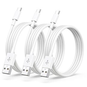 Car Carplay Cable for iPhone 16/15/16 Pro Max/Plus Cable, 3-Pack USB A to USB C for Carplay USB C Cord, iPad USB C Cable iPad Pro 13/12.9/11, Air 5th/4th, 10th Gen, Mini 6th Car Charging Cable 3FT