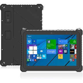 10.1" IP67 Rugged Tablet (N5100 8GB+256GB) Windows 11 Pro Waterproof Industrial Tablet PC, Fingerprint, 12000mAh Battery, 500nit, GPS, WiFi, 4G, BT4.2, NFC, 2D Scanner, for Outdoor Field Work
