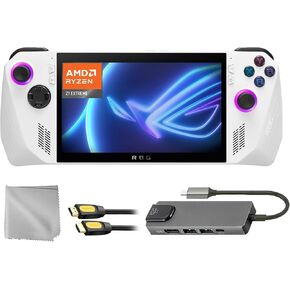 ASUS ROG Ally 512GB Gaming Handheld 7-inch Touchscreen 120Hz FHD 1080p AMD Ryzen Z1 Extreme Processor, Hub, HDMI Cable, 3 Accessories: 4 in 1 Bundle