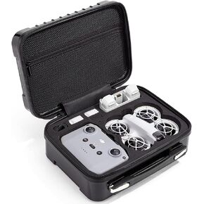 Dollox Portable Hand Carrying Case for DJI NEO, Waterproof Hard Shell Case for DJI NEO Drone, Travel Storage Bag Suitable for DJI Neo Fly More Combo (RC/N3 Controller), Battery Ports and Accessories