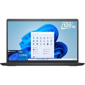 Dell Inspiron 15 3520 Laptop, 15.6" FHD 120Hz Display, 12th Gen Intel 10-Core i7-1255U Up to 4.7 Ghz, 16GB RAM, 1TB PCIe SSD, Backlit Keyboard, Webcam, Wi-Fi 6, HDMI, Win 11 Pro, Carbon Black