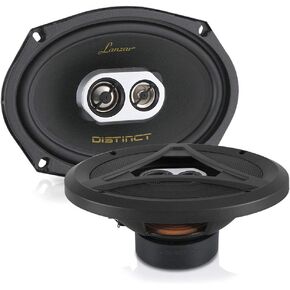 Lanzar 3-Way Universal Car Stereo Speakers - 200W 5" x 7" / 6" x 8" Universal OEM Quick Replacement Component Speakers Vehicle Door/Side Panel Mount Compatible, Pro Audio Car Speakers DCT6.93 (Pair)