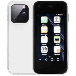 Zyyini XS13 Unlocked Smartphone, 2.5inch Mini Mobile Phone for Android 6, Dual Sim, 1GB/8GB, Dual Camera Business Backup Phone, Lightweight and Easy to Carry, 1580mAh Battery()