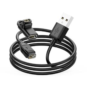 Charging Cable for COROS Pace 2/ Pace 3/ vertix/vertix 2/ Apex Pro/APEX 2/2 Pro, Replacement USB Charging Cable for COROS Apex 42mm/ 46mm; USB Adapter Charging Cable with 1 Type C Converter