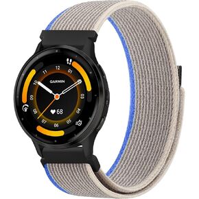 Vanjua Nylon Bands Compatible with Garmin Vivoactive 4 / Venu 3 / Venu 2 Watch Band Women Men, 22mm Sport Replacement Strap for Garmin Vivoactive 4, Venu 3, Venu 2, Forerunner 745 / 265 / 255 Smart Watch