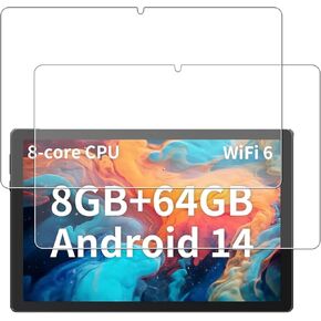 Screen Protector for Freeski Android 14 2024 New Tablet 10.1 inch,Tempered Glass Film Anti-Scratch High Touch Sensitivity,2 pack.