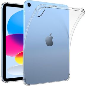 مناسبة للحافظة الواقية من الجيل العاشر لجهاز iPad الجديد لعام 2022، وسادة هوائية شفافة بأربعة زوايا مقاس 10.9 بوصة ومضادة للسقوط من مادة TPU a2696 a2777 A2757 (شفاف)