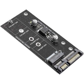 Qiilu Adaptador Ssd M.2 Nvme A M2 Ssd M.2 Ngff Ssd إلى 22Pin قرص صلب أداء مستقر محول بطاقة الناهض