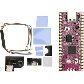 Microcontroller Board for Raspberry Pi Pico RP2040, Dual Core Cortex M0+Processor Flexible Microcontroller Module with SD2SP2 Pro Micro Storage Card Adapter