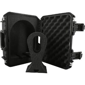 Dekoni Audio Headphone Hero Hard Carrying Travel Case with Handle, Headphone Stand Insert