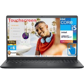 Dell Inspiron 15 3530 15.6" Touchscreen FHD Business Laptop (10-Core Intel i5-1335U, 16GB RAM, 512GB PCIe SSD, Intel Iris Xe, Wi-Fi 6, Bluetooth 5.2, HD Webcam, SD Reader, Win 11 Pro)
