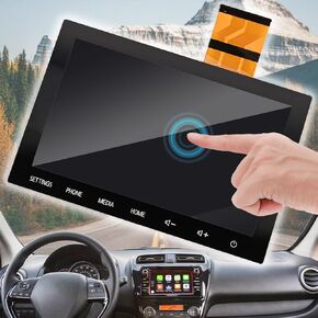 8 Inch Replacement 8" LCD Monitor Display with Touch Screen Navigation Digitizer Fit for Mitsubishi Outlander Sport 2019 2020 2021 2022 Replace# 8740A098 8740A103 8740A042