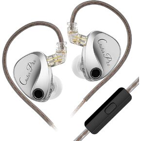 KZ Castor Pro Tunable in Ear Monitor, HiFi Improved Bass in Ear Headphone, Dual-Dynamic Driver Gaming Earbuds, IEM Earphones with 2PIN-C Detachable Cable