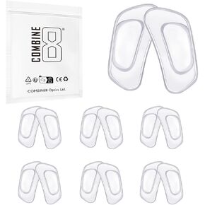 Eyeglass Nose Pads, 30 Pairs Clear Soft Silicone Glasses Nose Pad for Costa South Point/Flagler/Ponce/Wader; for Oakley Cartridge/Spindle/Latch Key/Diecutter/Latch Alpha Eyeglasses