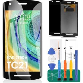 لاستبدال الشاشة زيبرا TC21 لزيبرا TC26 LCD محول الأرقام إصلاح أطقم لزيبرا TC21/TC26 شاشة تعمل باللمس استبدال الجمعية الأسود