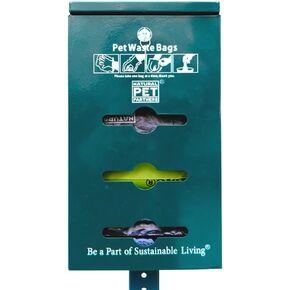 The Original PoopBags The Original Poop Bags - Natural Pet Partners Commercial Dog Pet Waste Header Bag Dispenser, Green, (1NHD001) in Saudi Arabia
