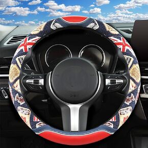 Steering Wheel Cover for Honda, Pink Leather Steering Wheel Cover 14.5-15 Inch Non-Slip Breathable Microfiber Cars Steering Wheel Covers Men Women for Honda Accessories