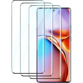 3 Pack for Motorola Moto Edge+ 2023/Edge Plus 2023 Screen Protector Tempered Glass, Protection Film 9H Hardness, Scratch Resistant, Case Friendly