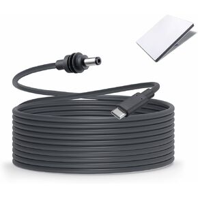 weishan 10ft USB C to DC Power Cable for Starlink Mini, PD 100W Type C Fast Charging Cord with Outdoor Waterproof DC Barrel