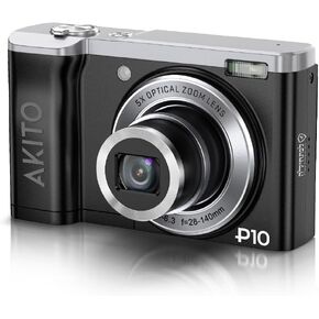Plus10 Kosher Digital Camera with 5X Optical Zoom and 5K Ultra HD (Black)