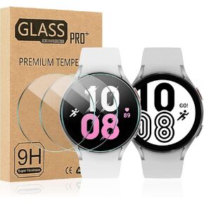 EIHAIHIS 3-packs Waterproof Tempered Glass Protective Film Compatible for Samsung Galaxy Watch 5 Pro, Smartwatch Accessories for Samsung Galaxy Watch 5