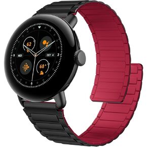 Magnetic watchband Compatible with Google Pixel Watch 2 Band/Google Pixel Watch Band Silicone Replacement