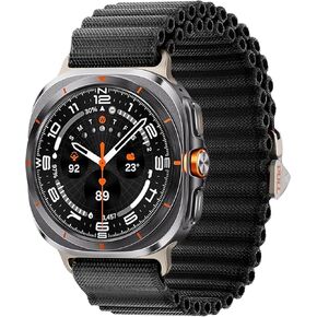 Trail Band Compatible with Samsung Galaxy Watch Ultra bands 47mm, Adjustable Lightweight Nylon Fabric with One Click Attachment Wristbands Bands for Galaxy Watch Ultra Bands Men Women