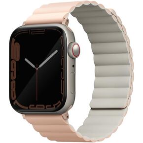 UNIQ Revix Watch Band Compatible with Apple Watch (41mm) PinkBeige