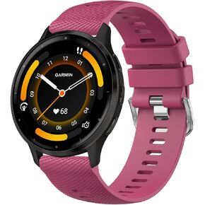 Meliya Bands Compatible with Garmin Venu 3 / Venu 2 Watch Band, Garmin Vivoactive 4 Watch Band Women Men, 22mm Soft Silicone Sport Replacement Strap for Garmin Forerunner 255 / 265 Music, Venu 3, Venu 2, Vivoactive 4 Smart Watch