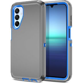 I-HONVA for Samsung Galaxy A15 5G Case Shockproof Dust/Drop Proof 3-Layer Full Body Protection [Without Screen Protector] Rugged Heavy Duty Cover Case for Galaxy A15 5G,Turquoise