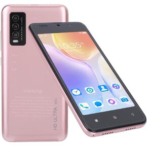 Unlocked Cell Phone, 2GB 32GB ROM Unlocked Smartphone with 5" Full HD Screen, Dual Card Dual Standby Mobile Phone for Android, Expandable Up to 128GB(Rose Red)