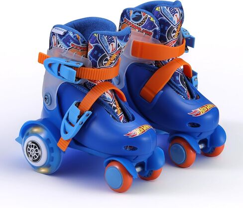 Peppa Pig Training Roller Skates, Adjustable Size 09-12, EVA and Sponge Boot, PU Light Up Rear Wheels, TPU Front Wheel - Perfect Skating Gear for Beginners and Intermediates in Kuwait