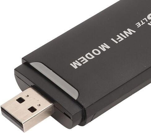 راوتر بطاقة SIM 4G LTE، راوتر USB بسرعة 150 ميجا بت في الثانية، يدعم ما يصل إلى 10 مستخدمين، راوتر سفر محمول للسفر على الطريق والعطلات والتخييم (أسود) in Kuwait