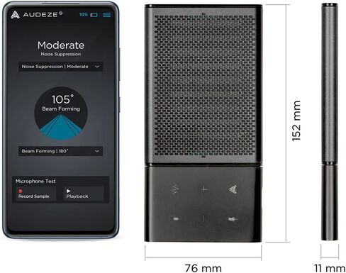 مكبر صوت Audeze Filter بلوتوث وUSB مع الذكاء الاصطناعي. تصفية الضوضاء in Kuwait