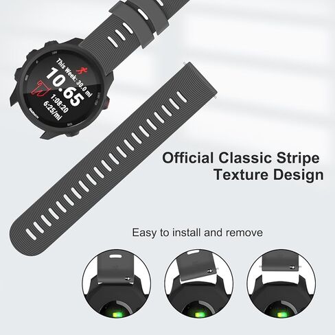 أساور Meliya متوافقة مع سوار ساعة Garmin Vivoactive 5 / Vivoactive 3، Garmin Venu 2 Plus / Venu Sq / Venu Watch Bands للنساء والرجال، حزام بديل رياضي من السيليكون الناعم لـ Garmin Vivoactive 5، Vivoactive 3 Music، Venu 2 Plus، Venu Sq، Venu، فيفوموف in Kuwait