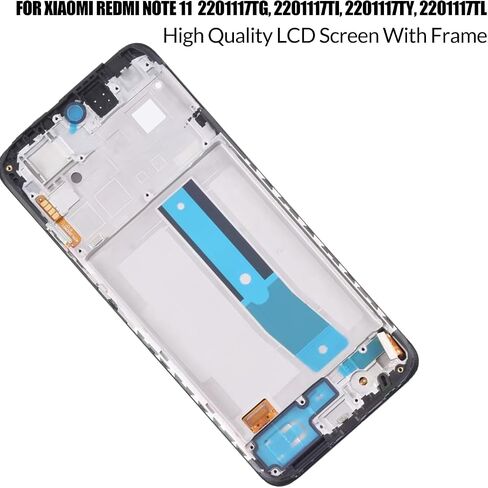 بديل لشاشة Xiaomi Redmi Note 11 LCD مع إطار لـ Redmi note11 2201117TG | 2201117TI | 2201117TY | 2201117TL LCD مجموعة المحولات الرقمية لشاشة تعمل بلمس مع طقم تصليح in Saudi Arabia