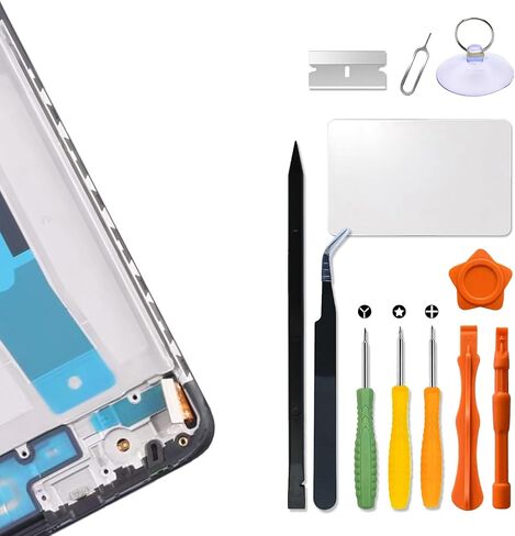 بديل لشاشة Xiaomi Redmi Note 11 LCD مع إطار لـ Redmi note11 2201117TG | 2201117TI | 2201117TY | 2201117TL LCD مجموعة المحولات الرقمية لشاشة تعمل بلمس مع طقم تصليح in Saudi Arabia