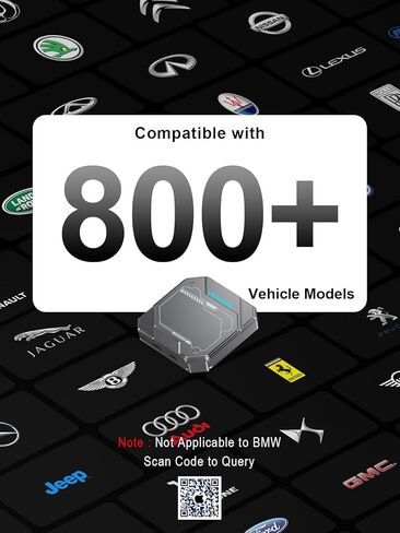 Magic Carplay Box AI 5.0، محول Carplay اللاسلكي Android 13.0 QCM 6125 8-Core 8+128GB، حصريًا لسيارات CarPlay السلكية OEM، استمتع بالبث عبر الإنترنت من YouTube وNetflix وGoogle Store! فضي in Kuwait