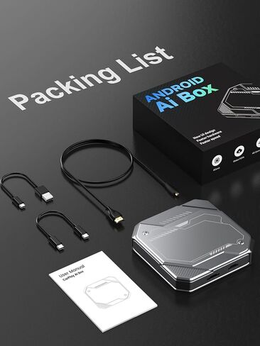 Magic Carplay Box AI 5.0، محول Carplay اللاسلكي Android 13.0 QCM 6125 8-Core 8+128GB، حصريًا لسيارات CarPlay السلكية OEM، استمتع بالبث عبر الإنترنت من YouTube وNetflix وGoogle Store! فضي in Kuwait