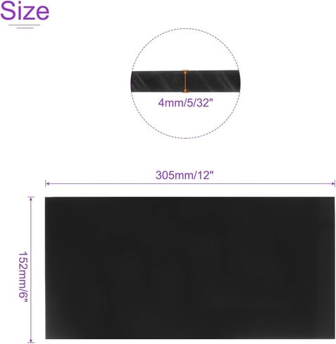 DMiotech 12 x 24 x 1/8 Inch Plastic UHMW Sheets, Ultra High Molecular Weight Polyethylene, Opaque White Polyethylene Board for Automotive, Chemical, Manufacturing, DIY Home Kitchen in Kuwait