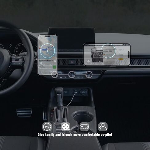 for MagSafe RAV4 Mount Charger, Exclusive fits for 2013-2018 Toyota RAV4, Compatible with iPhone 15/14/13/12/Mini Series, Intelligent Heat Dissipation Fast Charging 15W in Kuwait