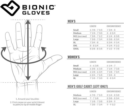 Bionic StableGrip Golf Glove, Right Hand, Large in Kuwait