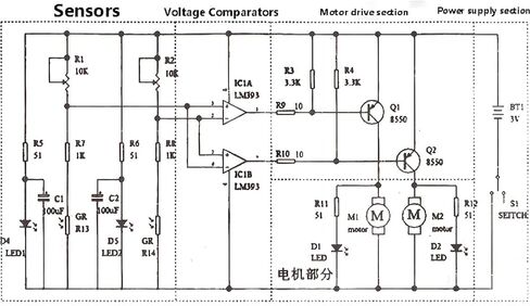 WWZMDiB-DIY مجموعة التعلم، مجموعة المكونات الإلكترونية التمهيدية، هدية عيد ميلاد، ديكورات سطح المكتب (مجموعة لحام DIY الممتعة، D2-1 خط تتبع ذكي للسيارة الذكية) in Kuwait