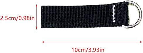 4 قطع من سلسلة مقود سترة الكلاب ذات حلقة على شكل حرف D، خطاف خياطة مرفق لملابس الحيوانات الأليفة، صناعة يدوية، سترة معطف للكلاب والقطط، سترة جينز، فساتين، أسود/أحمر/رمادي/أخضر in Kuwait