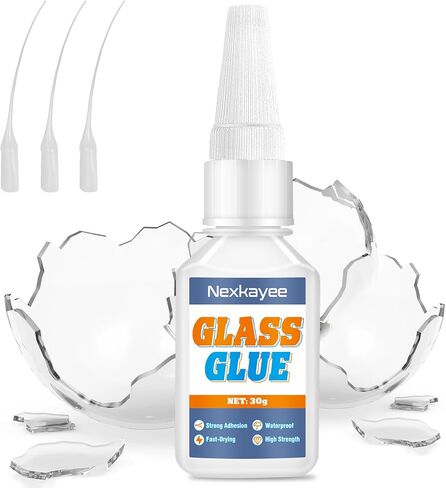 Super Glue, Ceramic Glue, 30g Extra Strong Ceramic Repair Glue, Fast-Drying Porcelain Glue, Heat-Resistant Super Glue for Ceramic Repair, Ceramic Super Glue for Porcelain, Pottery and DIY Crafts in Saudi Arabia
